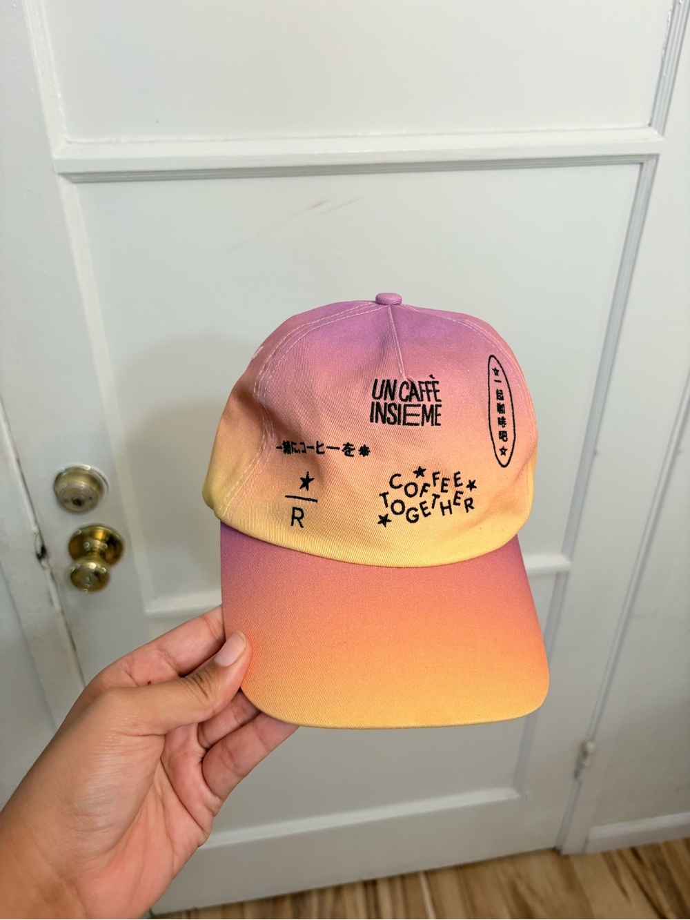NWT Starbucks RSV HAT COFFEE TOGETHER cotton